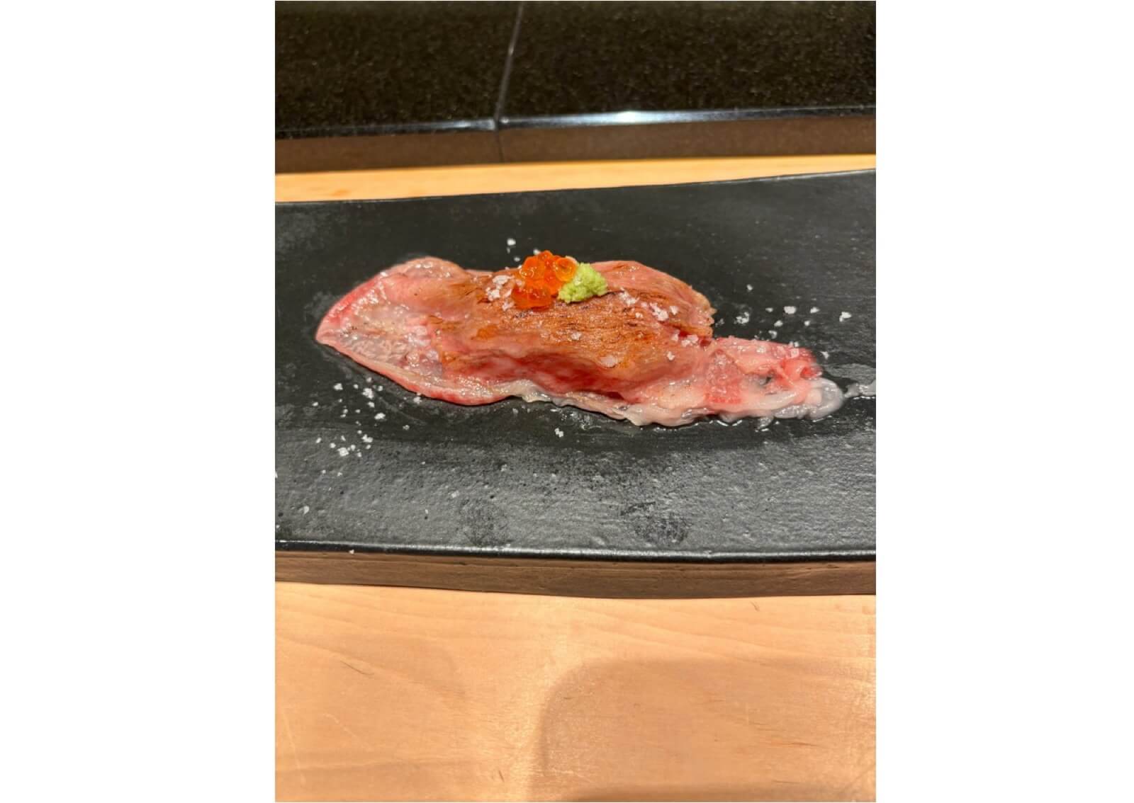 黒毛和牛肉握り寿司