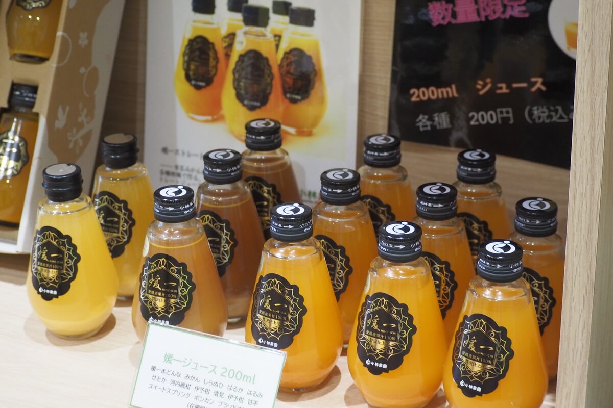 あの「まどんな」や「甘平」のジュースもあります。