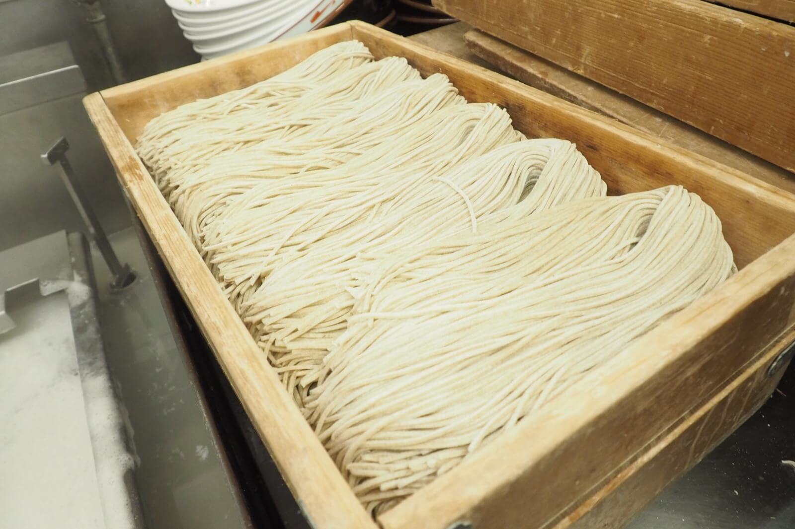 毎日自社で製造している「そば」